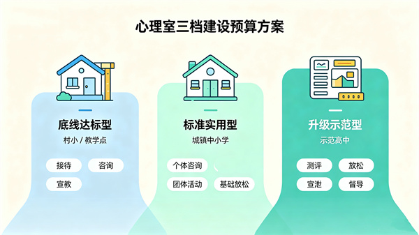 建一个达标的中小学心理辅导室，大概要花多少钱