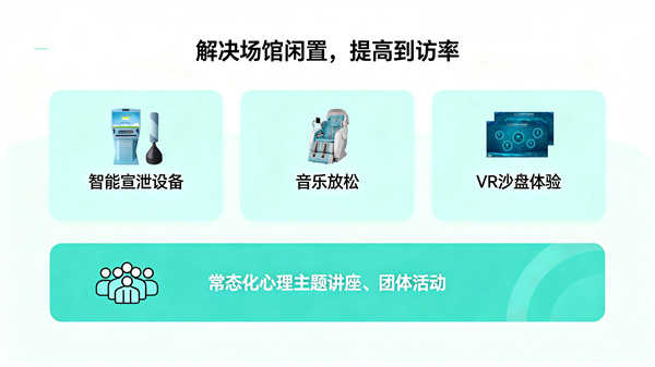 很多心理场馆建完就成了摆设，怎么才能让大家愿意来、经常来