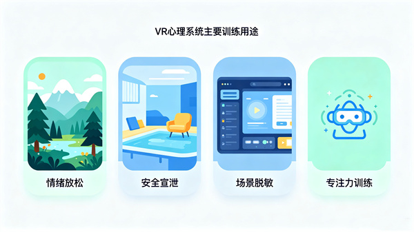 VR心理训练系统主要能用来做什么