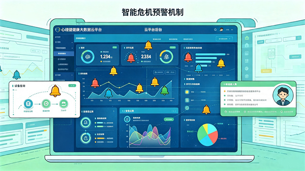 心理健康大数据云平台的危机预警功能是怎么实现的