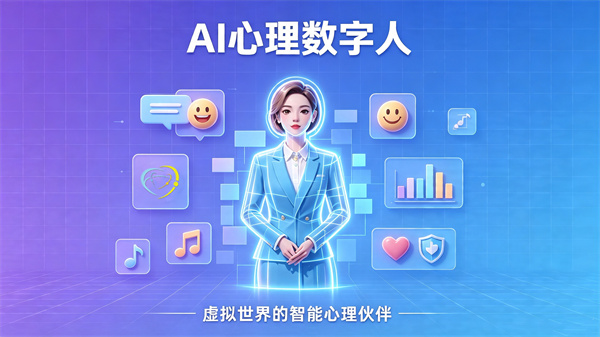 AI心理数字人是什么？一文读懂智能虚拟心理服务伙伴
