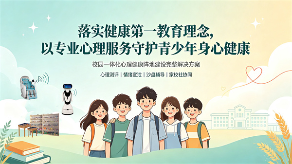 落实健康第一教育理念，以专业心理服务守护青少年身心健康